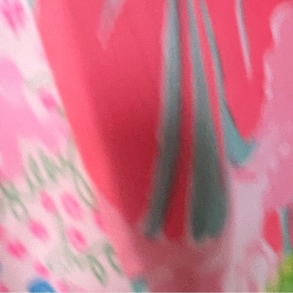 Vintage 70s Lilly Pulitzer Patchwork Midi Skirt Sz 10 Floral Bunnies Berries - Picture 16 of 16